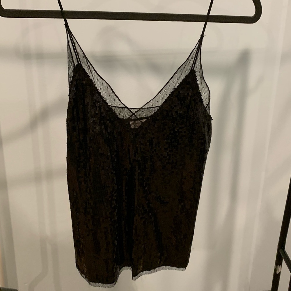 Sequin tank top